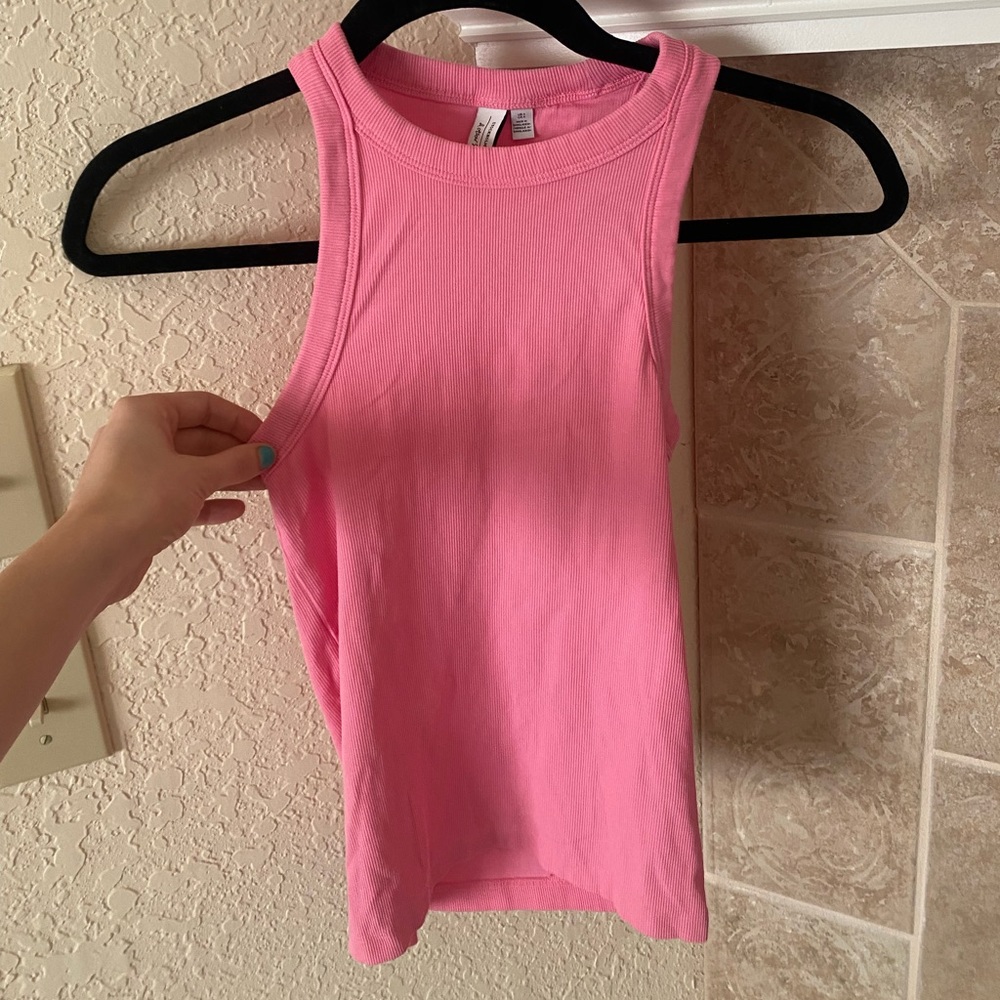& other stories pink tank top